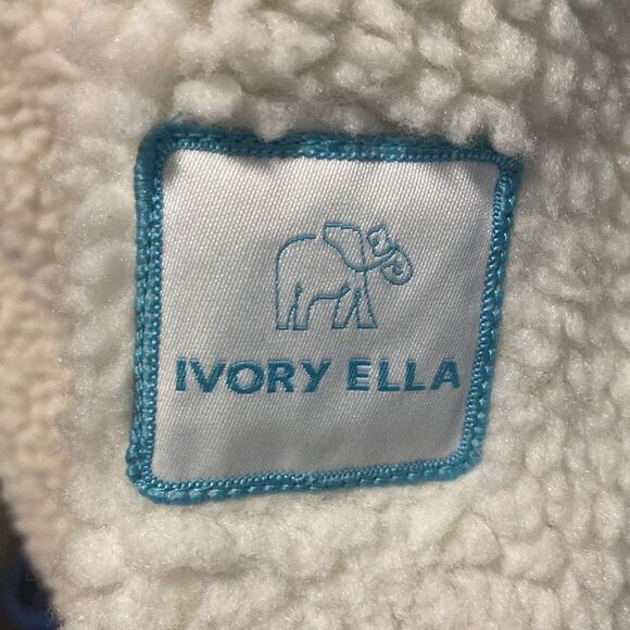 Ivory Ella - Full Zip Faux Sherpa Jacket sz Small - Picture 13 of 13